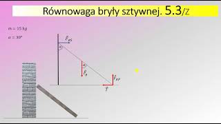 Równowaga bryły sztywnej DRABINA [upl. by Maude619]