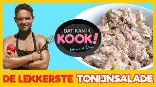 TONIJNSALADE en PASTA TONIJN 🐟🤤 Hoe maak je een lekkere tonijnsalade [upl. by Yarb877]