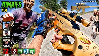 NERF meets Call of Duty ZOMBIES 54  Nerf First Person Shooter [upl. by Denison]