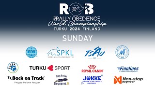 FCI Rally Obedience World Championship 2024 Sunday [upl. by Eirallam]