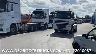 Degroote Trucks DAF CF85410 tractor head for sale [upl. by Nedak]