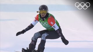 Redemption for Lindsey Jacobellis  Snowboard Beijing 2022  Womens Cross Highlights [upl. by Rufford]