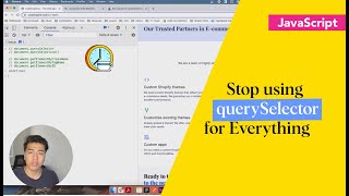 Stop using querySelector for Everything [upl. by Atteynek672]