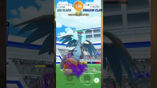 MEGA CHARIZARD X🐉 READY TO ROCK🪨 pokemon pokemongo megacharizardx soloraid [upl. by Neerom]