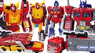 Transformers Generations Power of the Primes Optimus Prime Rodimus Prime Go  DuDuPopTOY [upl. by Alhsa]