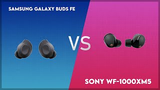 Samsung Galaxy Buds FE vs Sony WF1000XM5 Comparison [upl. by Swayne]