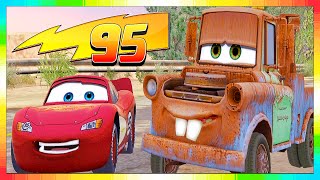 CARS 3 2 1  Les Bagnoles  Quatre Roues  FRANÇAIS  MOVIE  1 sur 6  Flash McQueen amp Martin [upl. by Anwadal]