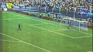 Brazil vs France World Cup 1986  Penalty Shootout [upl. by Ladnik497]