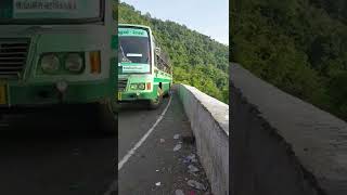 Kolli Hills  35 th Hairpin bend  Bus crossing kollihills shorts [upl. by Niassuh900]