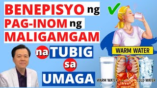 Benepisyo ng Paginom ng Maligamgam na Tubig sa Umaga  Payo ni Doc Willie Ong 1371 [upl. by Terriss35]