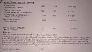 kidney function test in detail and its normal valueureacreatinineBlood urea nitrogenRBS normal [upl. by Euphemiah]