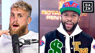 quotNO WAYquot Floyd Mayweather REACTS On Jake Paul COMMENTING BAD On Mike Tysons Late Daughter [upl. by Rudd]