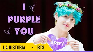 BORAHAE La historia del 💜 I PURPLE YOU 💜 de BTS  ¿De dónde viene la frase  보라해 [upl. by Ayahs]