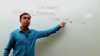 Tutorial 9  Decimal to Hexadecimal Conversion in Hindi [upl. by Margarette]