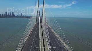 Bandra Worli Sea Link Stock Video [upl. by Reseta362]