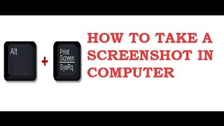 how to take screenshots on windows 7 in hindi [upl. by Elata]