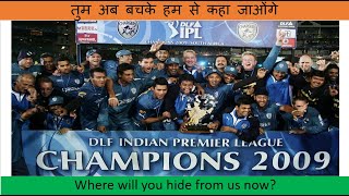 Deccan Chargers full theme song in Hindi w English translation by Shaan [upl. by Drarej]