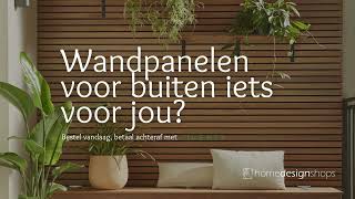 Wandpanelen buiten [upl. by Oiludbo]