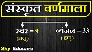 Sanskrit Varnamala Varnmala संस्कृत वर्णमाला swar vyanjan alphabets of sanskrit sanskrit swar [upl. by Hayila]