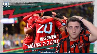 🇦🇷😱 ARGENTINO reacciona a MEXICO vs COLOMBIA 23 Amistoso 2023 🏆 [upl. by Eillib946]