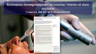 Nichtinvasives Atemwegsmanagements bei komatösen Patienten mit akuter Intoxikation [upl. by Ilzel]