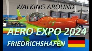 walking around Aero Expo 2024 Friedrichshafen [upl. by Oribelle]