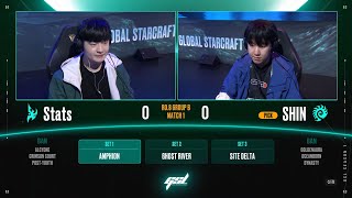 2024 GSL S1 Ro8 Group B Match1 Stats vs SHIN [upl. by Paddie]