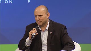 Former Israeli PM Naftali Bennett in conversation at Canada Strong and Free Networking Conference [upl. by Inalaehak]