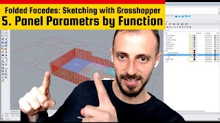 5 Customizing panel parameters 🔧 facadedesign parametricdesign grasshopper3d parametricmodeling [upl. by Abbey]