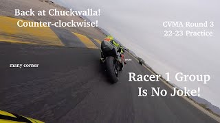 Final Race Practice of 2022 Triumph Daytona 675R at Chuckwalla Valley Raceway CCW  CVMA Round 3 [upl. by Cheston]