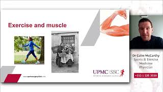 Menopause and Muscles and bones tendons Maintaining fitness during Menopause  Dr Colm McCarthy [upl. by Nollahp]