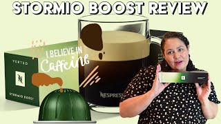 Nespresso Stormio Boost with Extra Caffeine  Review amp Taste Test [upl. by Heather]