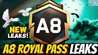 🔥A8 ROYAL PASS  1 TO 100 RP REWARDS  ACE 8 ROYAL PASS LEAKS  A8 ROYAL PASS PUBG MOBILEBGMI [upl. by Thynne]