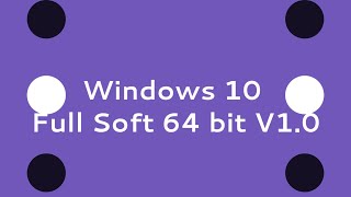 Windows 10 Pro Full Soft 64 Bit V10  Read Description [upl. by Ezalb]