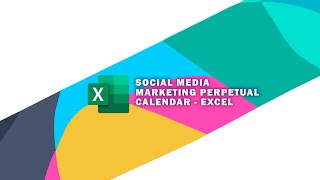 How to edit a social media editorial and marketing perpetual calendar [upl. by Royd961]