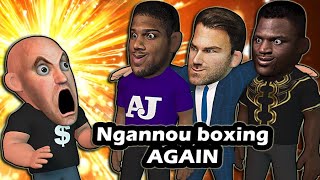 Danas shocked  Ngannou vs Joshua is official [upl. by Ahsiener]