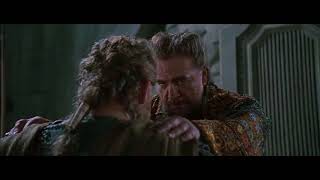 Agamemnon talks to Menelaus  Troy Directors Cut HD [upl. by Dulcine490]