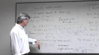 Mathematical Statistics I  Lecture 1  UCCS MathOnline [upl. by Wernsman336]