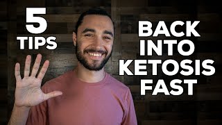 5 Tips to Get Back Into Ketosis Faster [upl. by Aseyt]