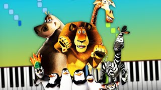 Madagascar 2 Escape to Africa  Theme Song on piano [upl. by Manoff]