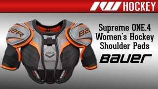 Bauer Supreme ONE4 Womens Shoulder Pad Review [upl. by Delcina803]