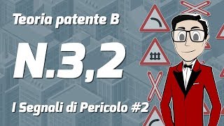 Teoria patente B  Lezione32  I Segnali di Pericolo Parte 2  Mario Racconta [upl. by Ahsikal]