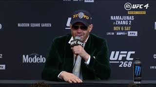 UFC 268 Colby Covington PostFight Press Conference [upl. by Frankie]