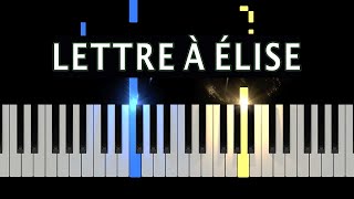 Lettre à Élise Beethoven Piano Tutorial Au Pianofr [upl. by Aihseket]