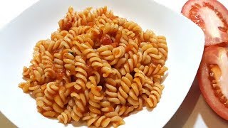 Paste Fusilli Cea mai simpla reteta de paste cu sos de rosii [upl. by Coletta]