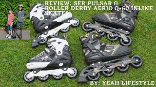 Review SFR Pulsar Roller Derby Inline Skates [upl. by Damick]