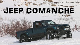 Jeep Comanche in deep snow [upl. by Kcirdde]