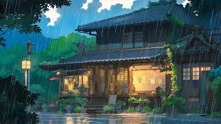 RAINY SUMMER DAY IN JAPAN 🌧️ Chill Summer Lofi 🌧️ Deep Focus To Study Work  Lofi Hip Hop [upl. by Ivad]