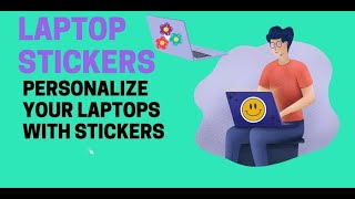 how to put Laptop and Mobile Stickers  Personalized  Durable amp HighQuality Vinyl Decals [upl. by Haidej57]