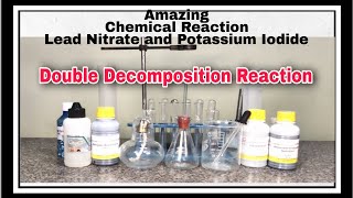 Amazing Reaction of Lead Nitrate and Potassium Iodide [upl. by Bradley232]